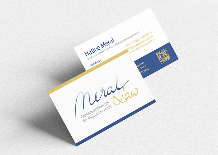 KL Portfolio Meral Law Visitenkarte Klare Linien || Portfolio || Meral-Law || Visitenkarte