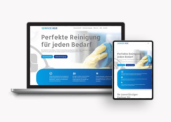 KL Portfolio Raykov Rasoda Webseite Klare Linien || Portfolio || Service RGR || Webseite