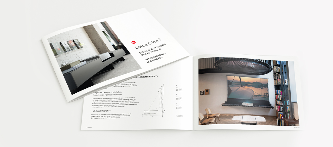 Klare Linien || Portfolio || Leica || Broschuere